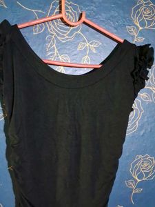 Black Embellished Top