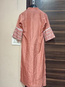 Peach Floral Kurti