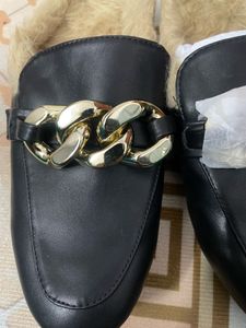 Stylish Loafers with Chain Detail