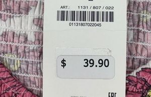 Zara Puff Ballloon Sleeves Floral Print Stretchy S