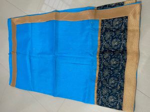 New Blue Saree