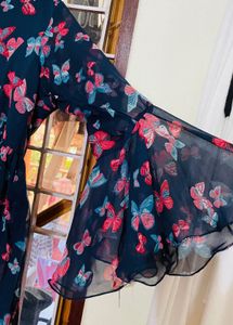 Butterfly Print Dress