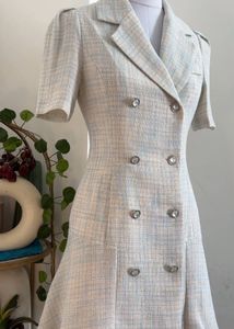 Chic Tweed Blazer Dress
