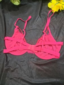 Hot Pink Lace Bralette