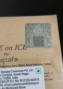 lattafa fire on ice - full sealed
