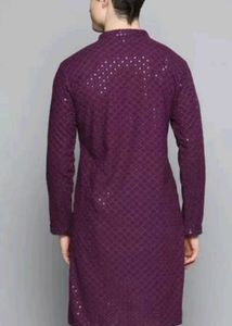 Purple Colour Kurta