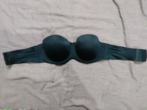 Black Strapless Bra