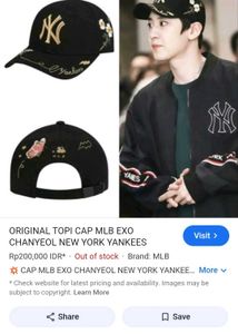 NY Yankees Floral Embroidered Cap