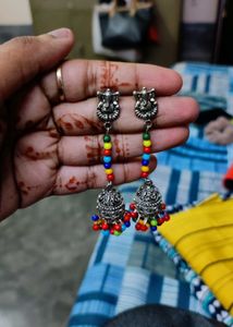 Colorful Jhumka Earrings