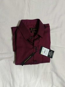 Cottonking Giza Maroon Shirt