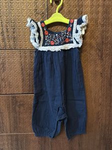 Embroidered Baby Romper