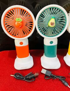 Carrot Portable Fan with Phone Stand