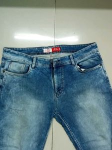 Acid Wash Denim Jeans