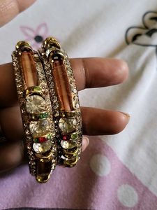 Sparkling Bejeweled Bangles