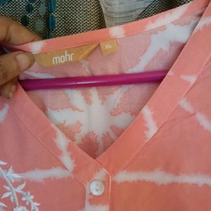 Peach Kurta