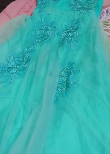 Elegant Gown With Cancan