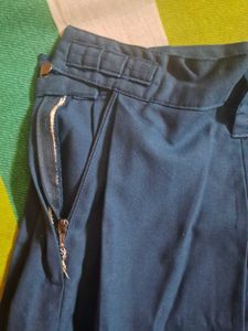 2 Sets Of Navy Blue Pleated Skirt