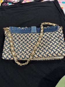 Brand New Party Wear Bag. Stone Studded