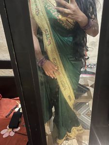 Elegant Green Saree