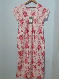 Floral Pink Nighty - Comfy &amp; Cute!