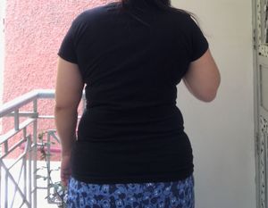 Black Round Neck T-shirt