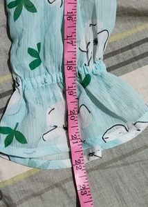 Transparent Flared Top