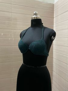 H&amp;M Green Bikini Top