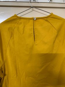 Only Top Mustard Party Wear