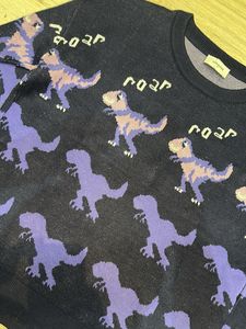 Dinosaur Print Sweater