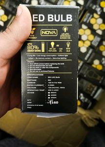 leb Bulbs 9watt 1 Year Warranty Broken Body