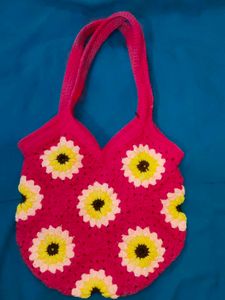 Crochet Floral Granny Square Project