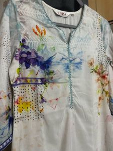 Floral Print Kurta