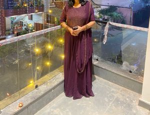 Elegant Morden Saree  Gown
