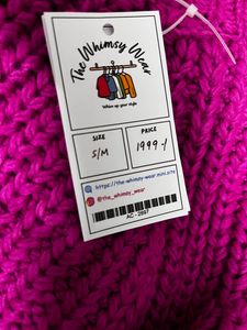 ❌Magenta High Neck Knit Sweater❌