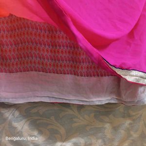 Double Colour Saree