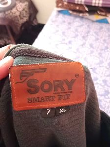 Green Ribbed T-Shirt