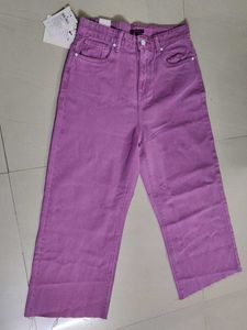 ginger by lifestyle purple wide leg jeans, fringe