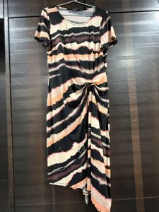 Marks & Spencer Striped Midi Dress In V Good Form