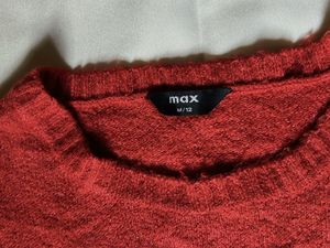 MAX Love Fake Graphic Sweater