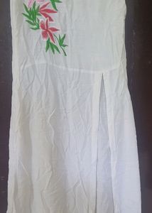 White High Slit Kurta