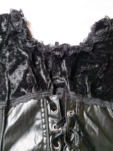 Leather Corset Top