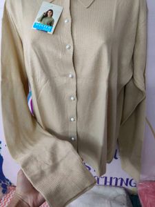 Elegant Button-Down woolen Shirt
