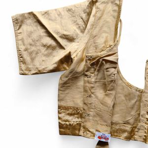 Golden Silk Blend Blouse