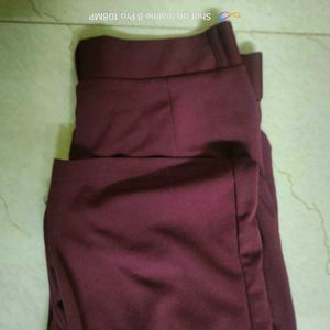 Burgundy Pants