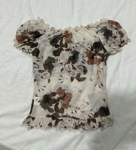 Floral Y2k Top