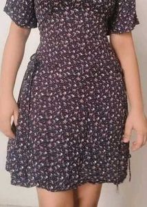 Floral Print Mini Dress