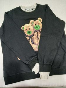 Cute Bear Graphic Sweatshirt
