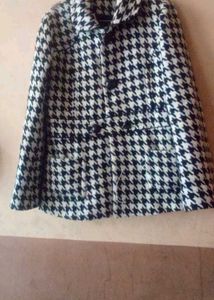 Houndstooth Print Jacket