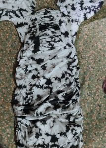 Square Neck Puff Sleeve Dress For Women 👗