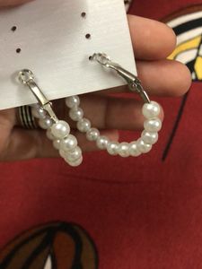 White Peal Earings